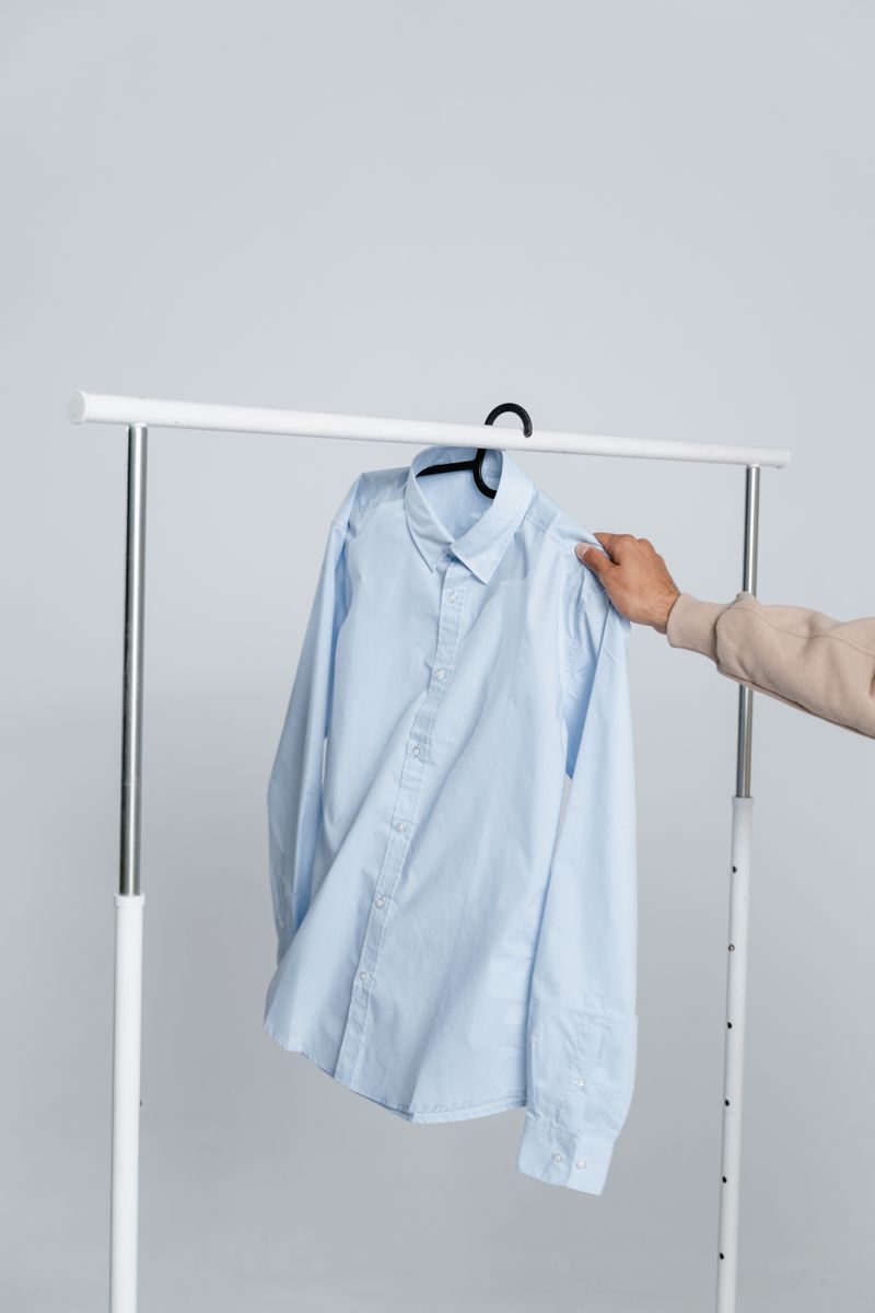 Chambray short sleeve shirt